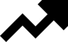 Arrow Trend Up Icon Svg Vector, Free Vectors File